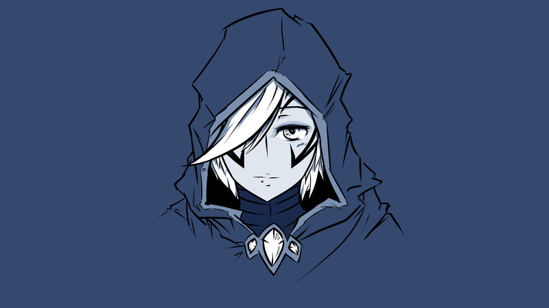 sky, studio shot, cut out, beauty, evil, anime, Drow Ranger, isolated, close-up, wearing, portrait, beautiful, male, Art, elegance, 1080P, human Face