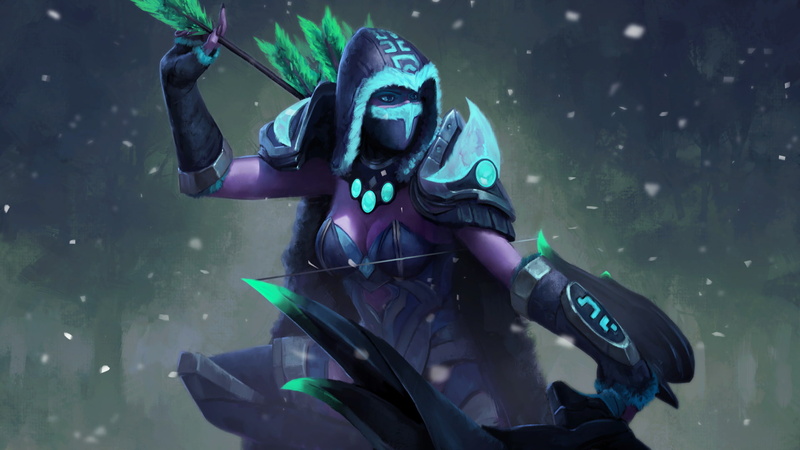 Drow Ranger, Dota 2, archer, 1080P