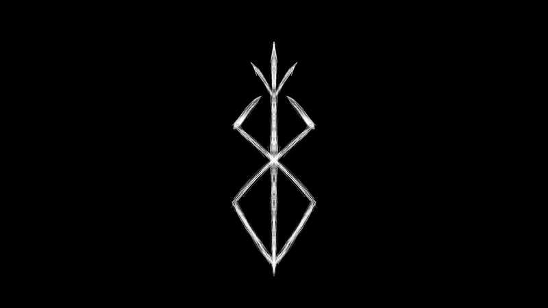 sacrifice, white, Berserk, symbolism, 4K, simple background, black, digital