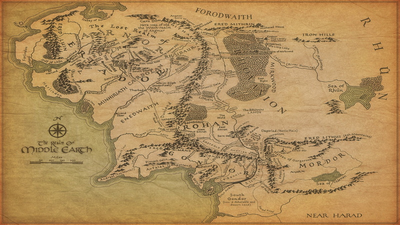 movies, map, Middle earth, 1080P, The Lord Of The Rings