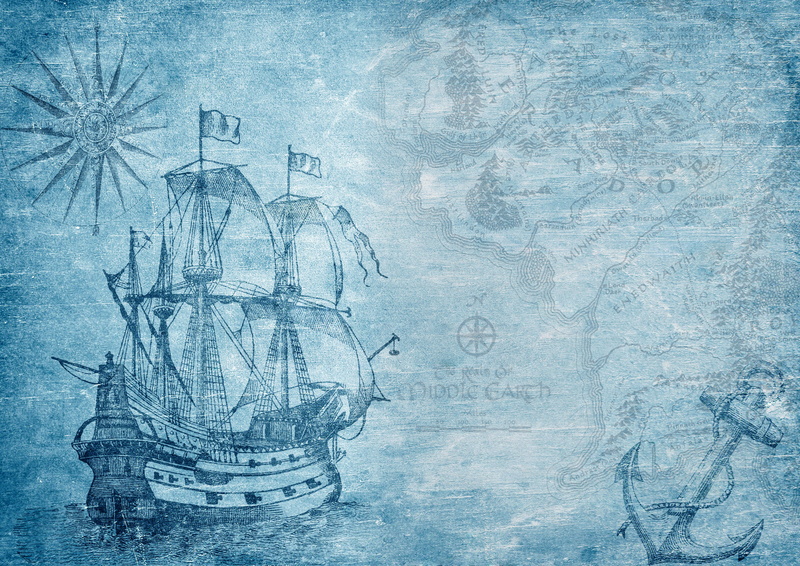 Map, Ship, Misc, Middle Earth, 2K