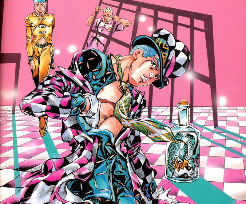 720P, Jojos Bizarre Adventure, Yoshikage Kira, Rohan Kishibe, Anime