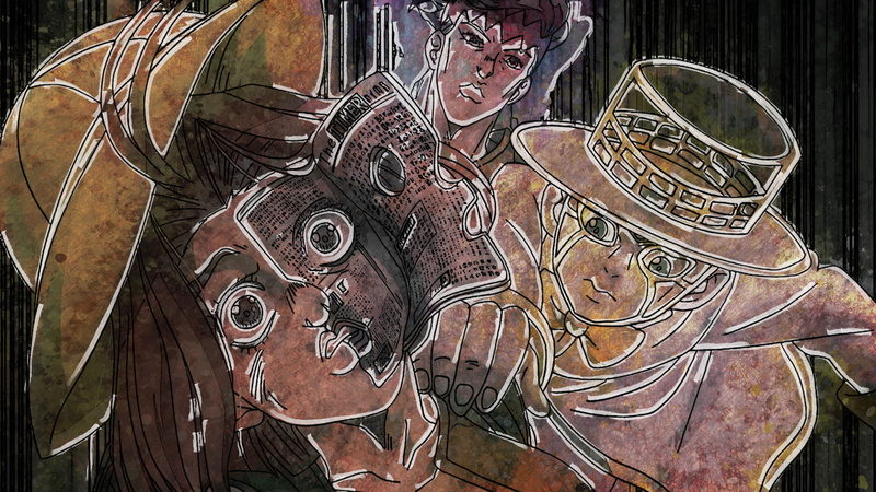 1080P, Heavens Door (Jojos Bizarre Adventure), Jojos Bizarre Adventure, Anime, Hayato Kawajiri, Rohan Kishibe