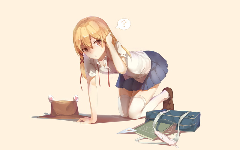 anime girls, Touhou, anime, school uniform, Moriya Suwako, 4K