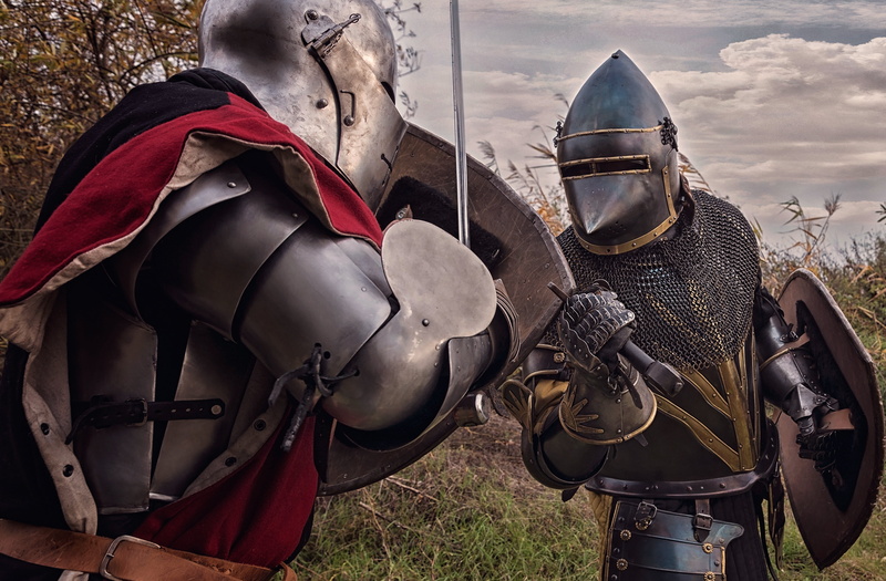 old-fashioned, history, metal, steel, domestic, viking, outdoors, people, gray, aggression, shields, the Crusades, knights, military, helmet, 4K, armor