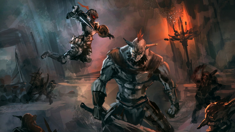 Goblin Slayer, 4K, Anime, Ogre