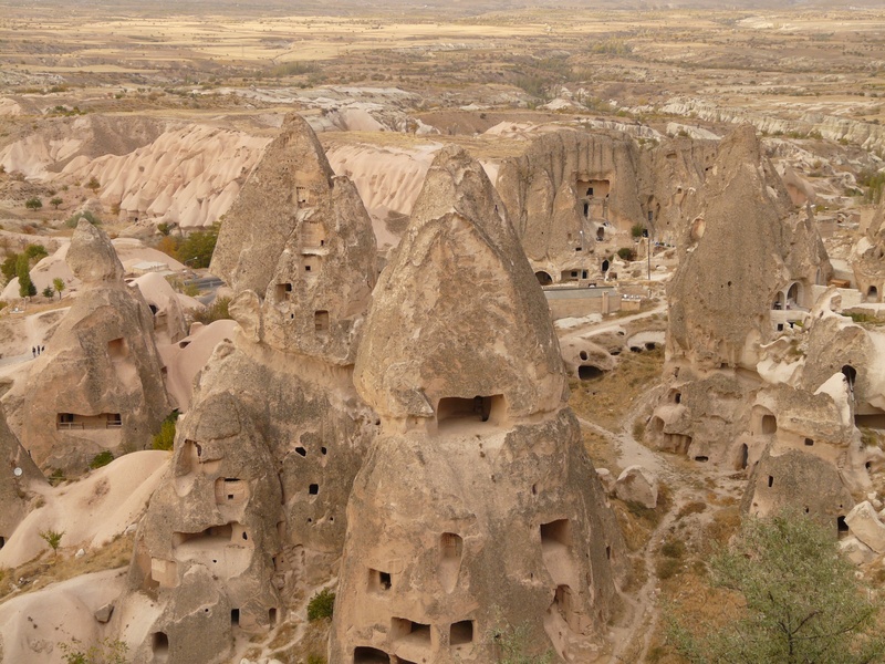 travel destinations, turkey, climate, travel, rock apartments, rock, nature, ancient history, archaeology, the past, 2K, uchisar, arid climate, cappadocia