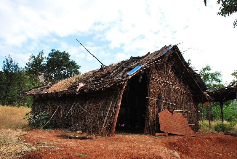 Poor, cultures, cloud - sky, architecture, primitive, building, land, rural Scene, sky, dwelling, barn, Poverty, built structure, rustic, field, plant