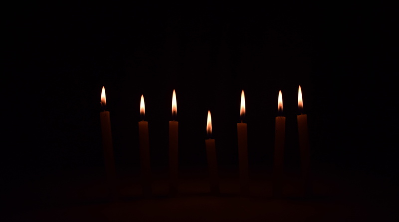 in a row, illuminated, lighted candles, flame, wax, heat - temperature, calls, epic, black background, candles, incandescent, candle with fire, fire - natural phenomenon