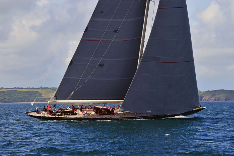 people, nautical vessel, mast, wind, mode of transportation, sailboat, yachting, 4K, competition, water, group of people, yacht, sky, outdoors, j class