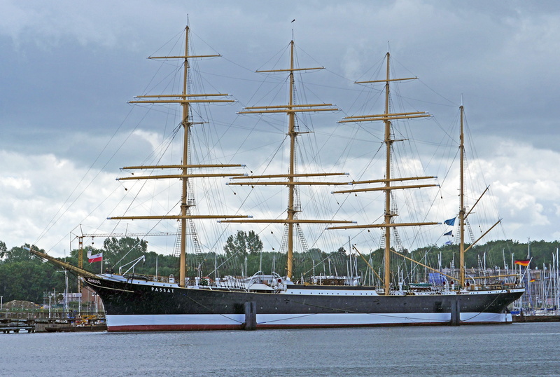 outdoors, sailing, cloud - sky, sail, history, marina, architecture, rigging, four, water, sea, four master, sailing vessel, harbor, tourism, travel, sailboat