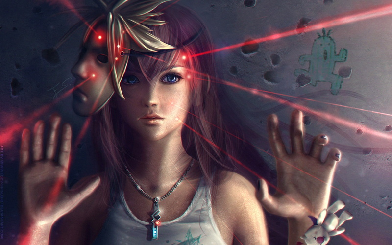 females, 1080P, anime, beauty, looking, looking at camera, real people, headshot, digital composite, one person, Claire Farron, illustration, character