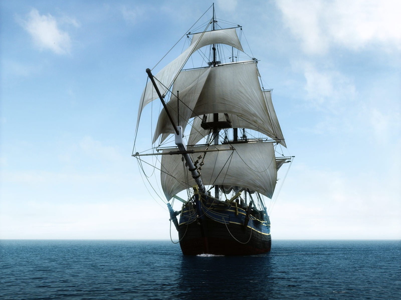 horizon, summer, wind, cloud - sky, passenger Ship, old, beauty in nature, day, outdoors, mode of Transport, journey, sailing, no People, tranquility, cruise Ship