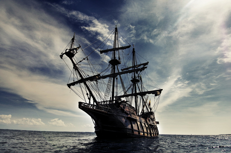 summer, mast, mode of transportation, sailboat, cruise Ship, outdoors, sailing Ship, nature, blue, brown, 4K, transportation, historical Ship, old, journey