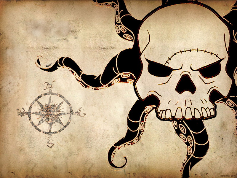 bone, human skull, map, 1080P, Other, the past, spooky, illustration, skull, representation, wall - building feature, art and craft, human skeleton, kraken