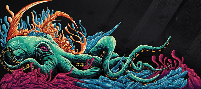1080P, Archetype, octopus, Kraken