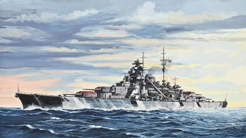 2K, Warship, Bismarck (ship), Battleships