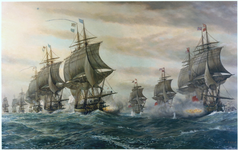 oceans, sail, 4K, x, british, nature, art, ocean, battle, ship, paintings, hd, ships