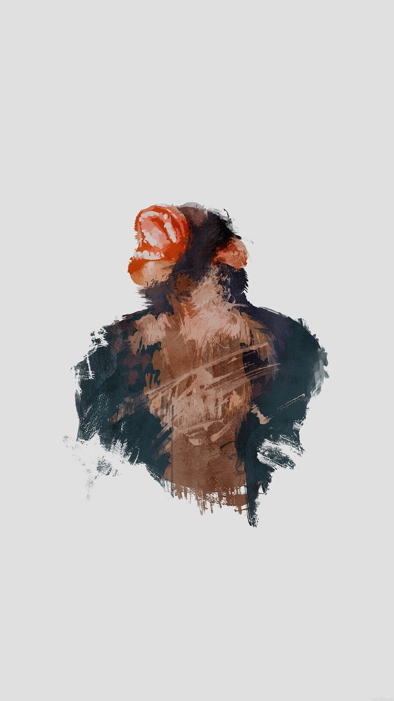 painting, headshot, nature, multiple exposure, people, smiling, men, mature men, copy space, apes, studio shot, digital composite, adult, monkey, mature adult