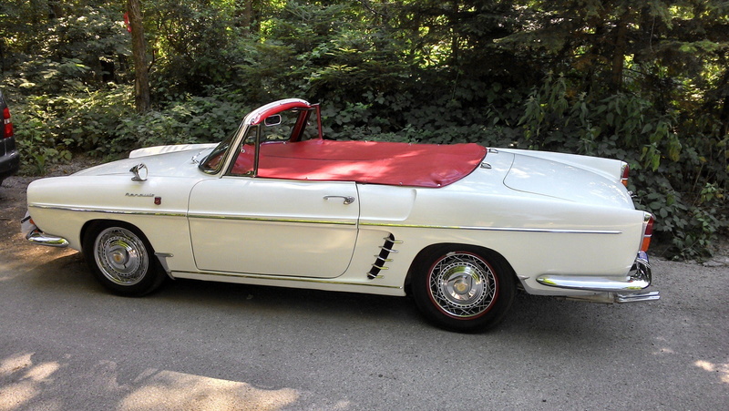 caravelle, classic, renault, convertible, 1080P, floride, french, cars, cabriolet