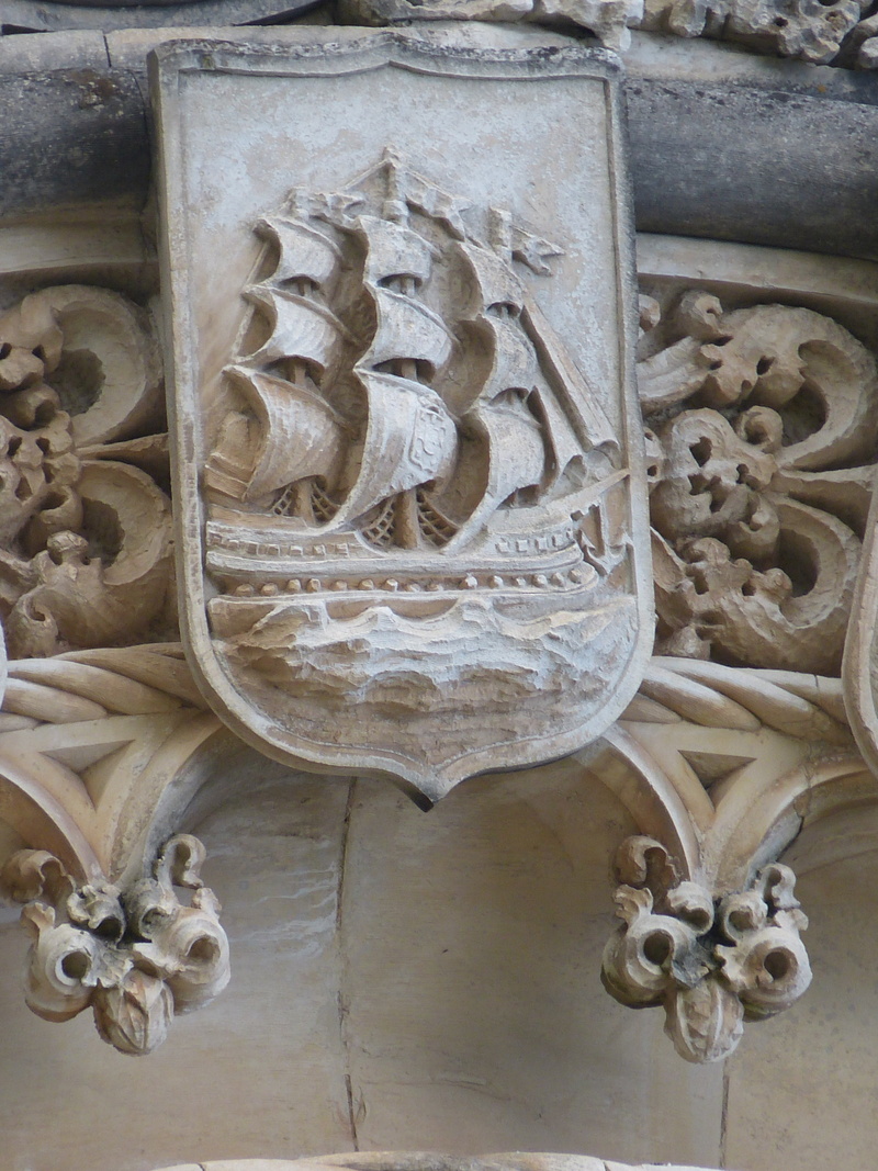 human representation, religion, built structure, no people, art and craft, ornate, facade, 4K, floral pattern, historically, bussacowald, bas relief, ship