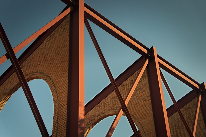 girder, travel, transportation, bridge - man made structure, sunlight, arch bridge, connection, 4K, construction, ufmg - praça de serviços, belo horizonte