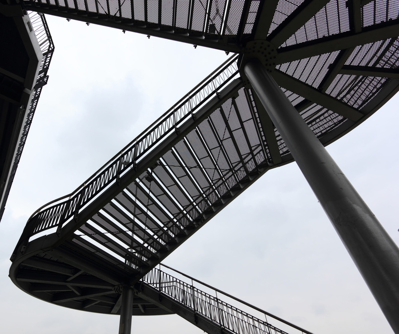 outdoors, sky, built Structure, railing, nature, bridge, pedestrian, cloud - sky, day, building exterior, Nijmegen, no people, Bridge, nijmegen, tourism