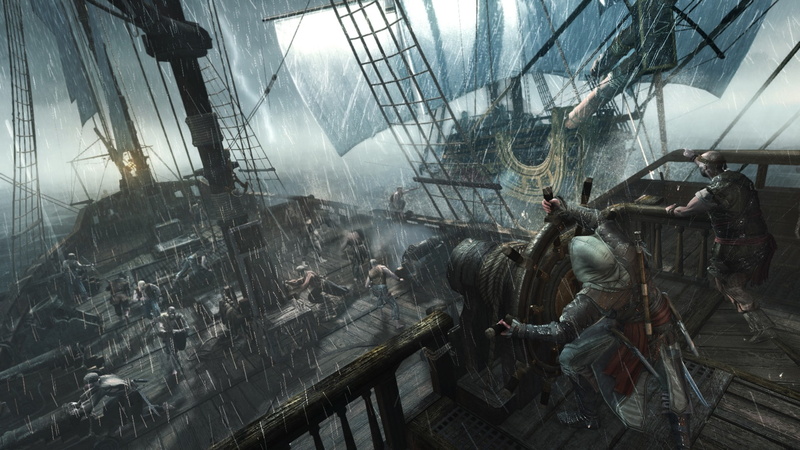naval battles, 1080P, Edward Kenway, pirates, Assassins Creed