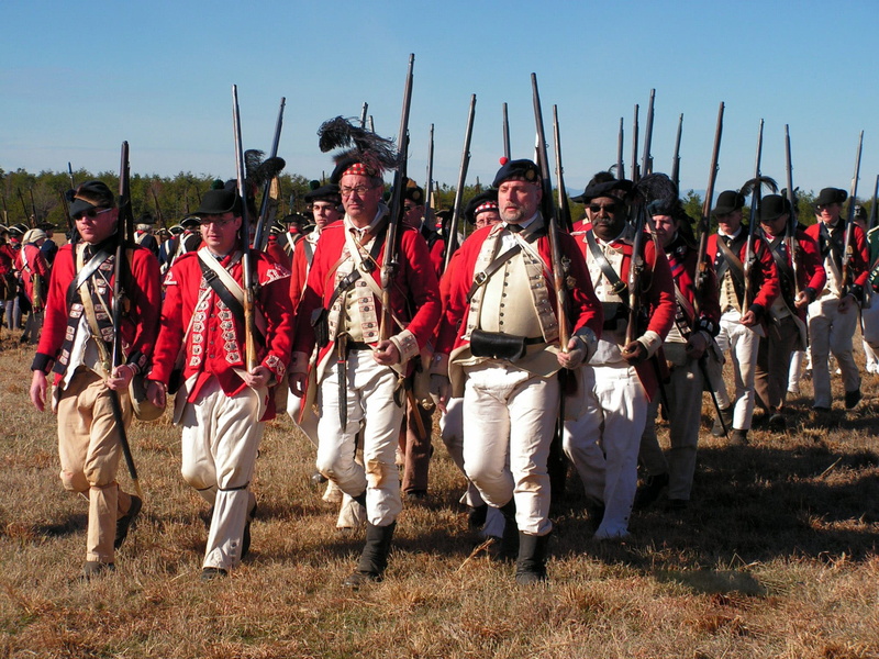 security, standing, people, sky, British Soldiers, armed Forces, weapon, Cowpens, adults only, soldiers, military, men, reenactors at cowpens, outdoors