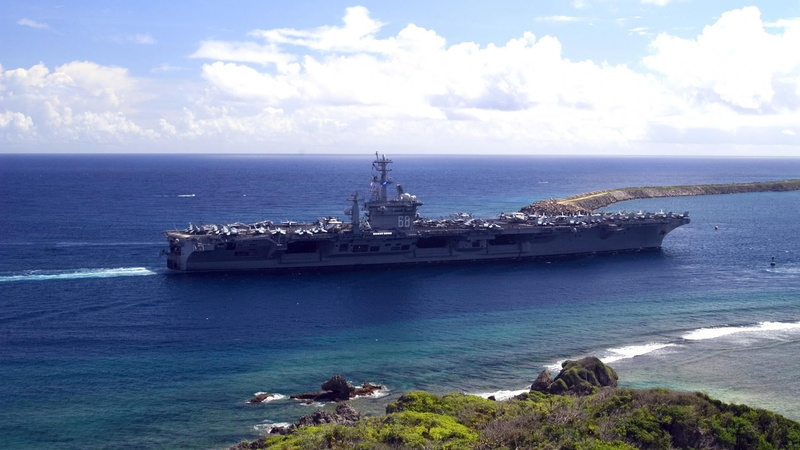 land, ship, no people, navy, nature, mode of transportation, travel, beauty in nature, 1080P, cloud - sky, aircraft carrier, sea, tranquil scene, white