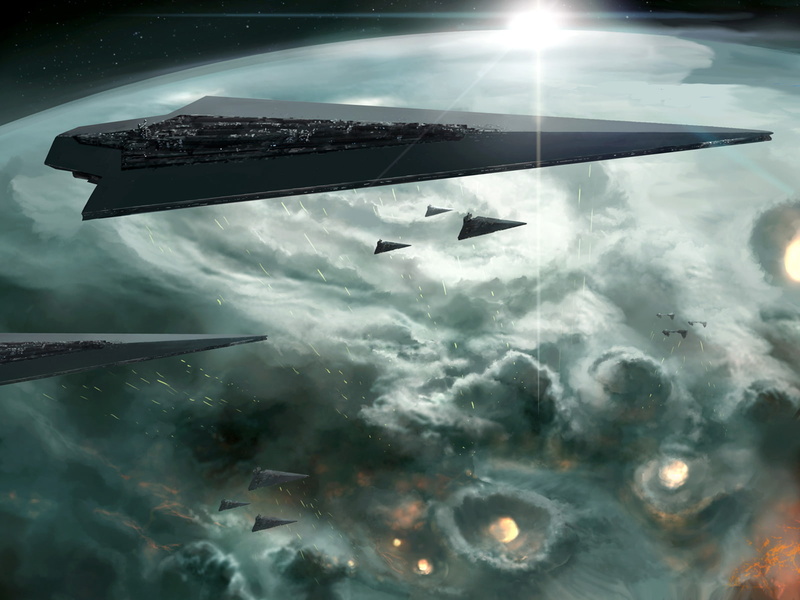 720P, Space, Fleet, Star Destroyer, Star Wars
