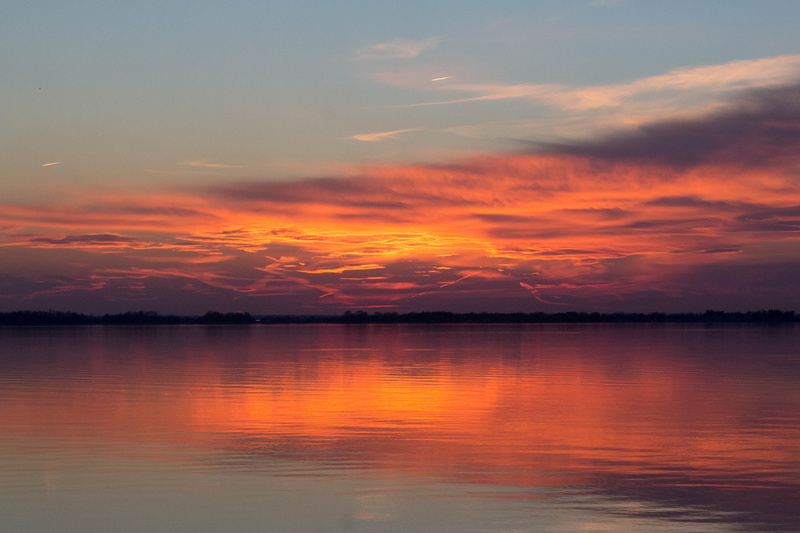 horizon, maryland, evening, dusk, water, beauty in nature, sunset, red, tranquility, chesapeake bay, sky, nature, no people, dramatic sky, cloud - sky