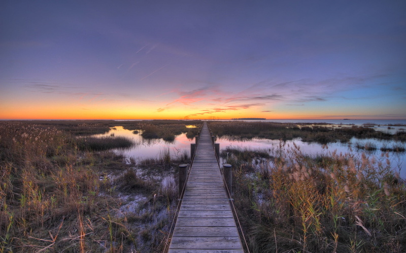 1080P, Chesapeake, Bay Sunset, landscape