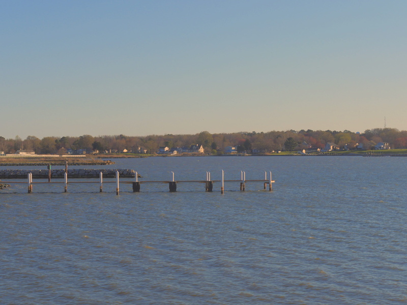 blue, chesapeake, day, sky, nature, outdoors, beauty in nature, architecture, built structure, sunlight, no people, transportation, chesapeake bay, scenics - nature