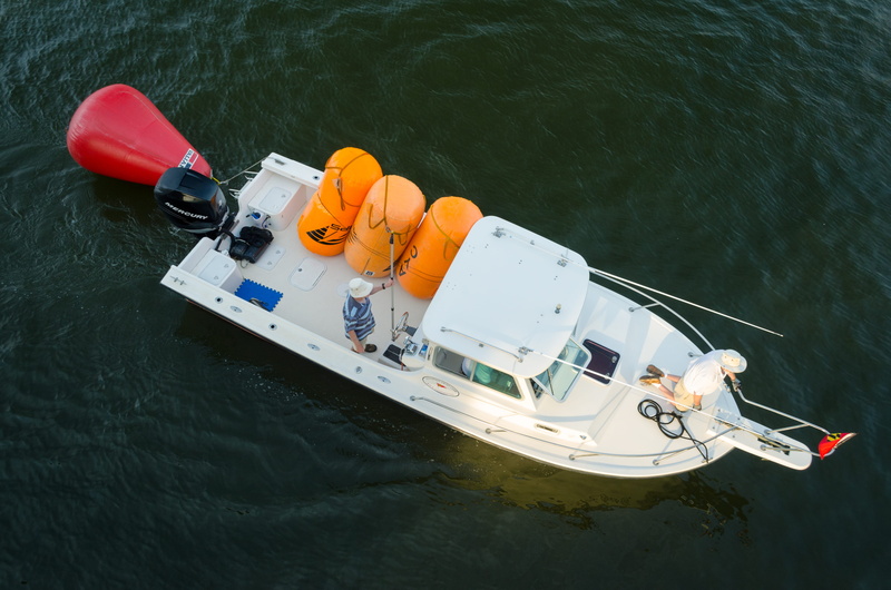 ocean, 4K, inflatable, view, top, yacht, bay, transportation, white, river, buoy, body, chesapeake, nature, mode of transportation, raft, engine, floating