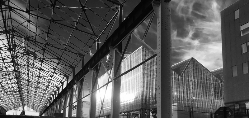 4K, steel, glass - material, low angle view, day, cloud - sky, city, glass, industrial, sky, building exterior, outdoors, nantes, building, reflection