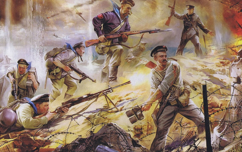 architecture, weapon, military, 1080P, rifle, army Soldier, representation, history, USSR, mid adult men, group, young adult, full length, armed Forces