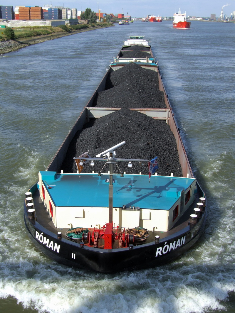 no people, Ship, sport, industry, mode of Transport, 2K, Canal, Coal, high angle view, shipping, travel, nature, day, water, moored, wave, nautical Vessel