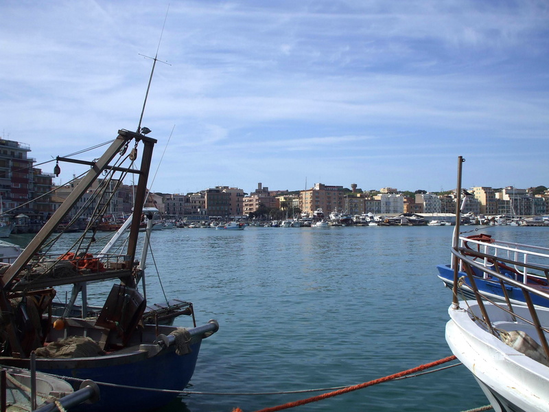 sea, View, town, architecture, pier, buildings, Harbor, water, commercial Dock, transportation, public domain, cloud - sky, nautical Vessel, outdoors, boats