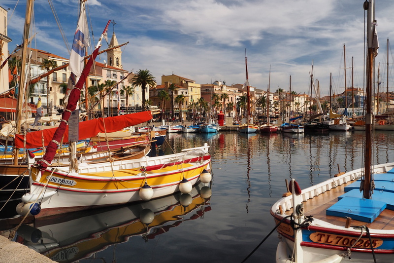 Sanary Sur Mer, built structure, sailboat, outdoors, pole, boats, mode of transportation, Port, Sailing Boats, nature, no people, architecture, fishing boat
