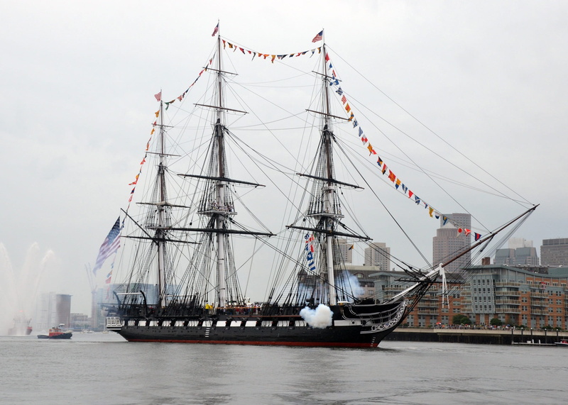 pole, firing, closeup, vessel, tall, near, sea, black, historic, american, sailboat, uss constitution, nautical, cannon, tall ship, wooden, establishment