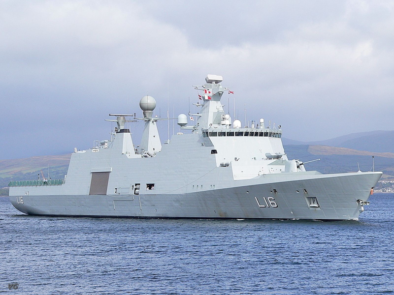 Danish, navy, military, HDMS Absalon (L16), ship, 720P, vehicle, frigates