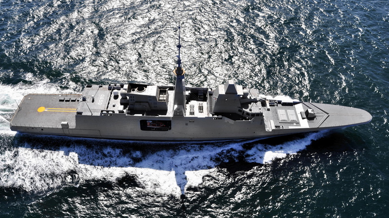 French Navy, French Army, FREMM multipurpose frigate, 4K
