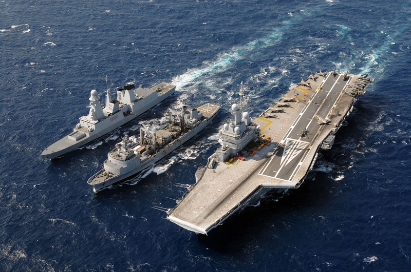 French Navy, Marine Nationale, Rafale M, Dassault Rafale, Durance-class tanker, Meuse (A607), Charles de Gaulle (R91), 2K, Dassault Rafale M, Forbin (D620)