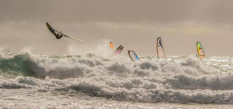 sea, the wind, Windsurfing, regatta, wave, 4K, sail, Board