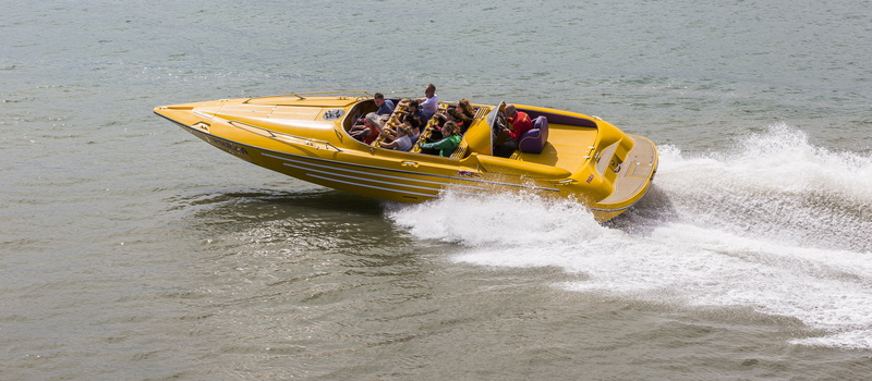 transportation, aquatic sport, wave, powerboat, adventure, sport, speedboat, jet Boat, speed, 5K, motion, lifestyles, yellow, water, mode of transportation