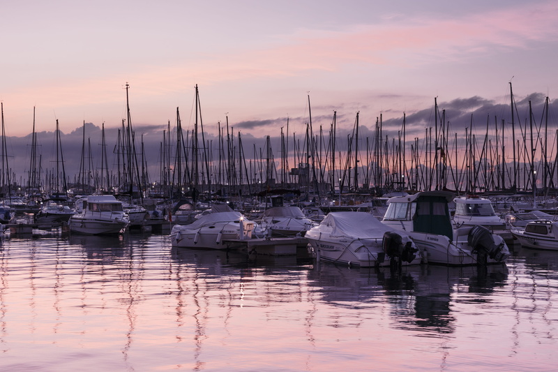 water, cloud, morning, marina, transportation, dawn, sailing boat, sunrise, reflection, yacht, spain, moored, anchored, beauty in nature, pole, mode of transportation