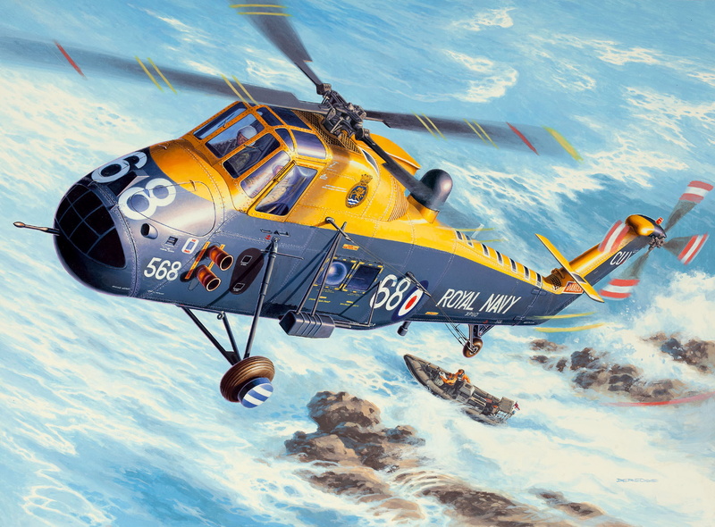 Westland Wessex, British, multipurpose, figure, HAS Mk.3, The Royal Navy, Andrew Deredos, helicopter, 1080P