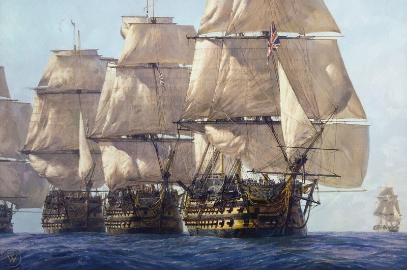 sailing ship, ship, painting, navy, sailing, 720P, Royal Navy, Master and Commander (Movie)