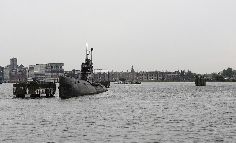 Amsterdam, military, sea, port, submarine, 4K, Royal Netherlands Navy